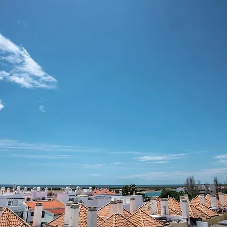 Azul-chic Penthouse With Sun Deck & Pool Apartment Cabanas De Tavira